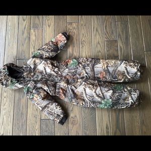 Cabela’s Toddler Woodland Camo suit.